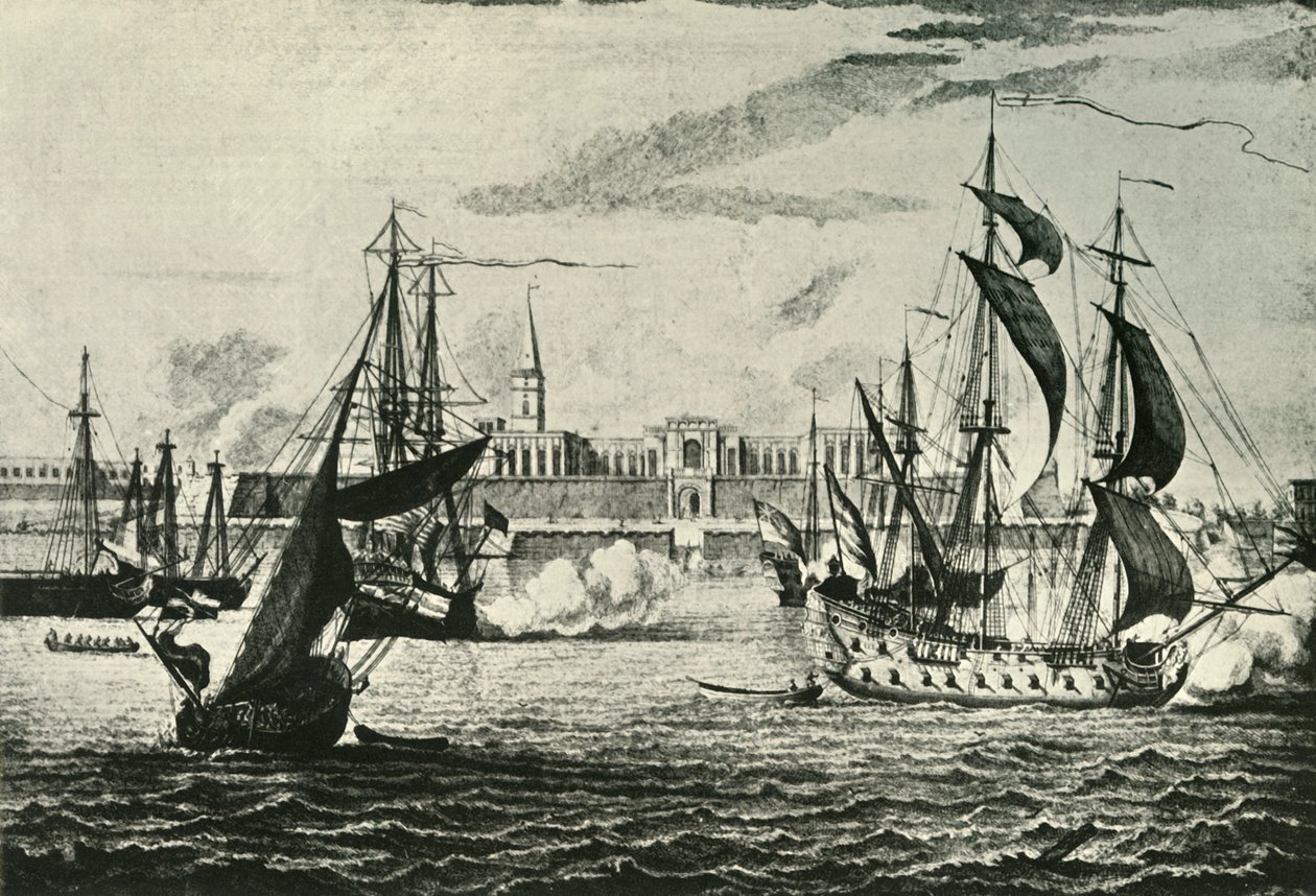 Forte velho William, do rio 1736, 1925. de Unbekannt