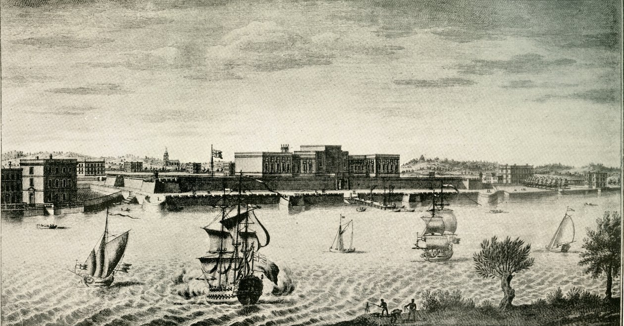 Forte velho William, do rio, 1754, 1925. de Unbekannt