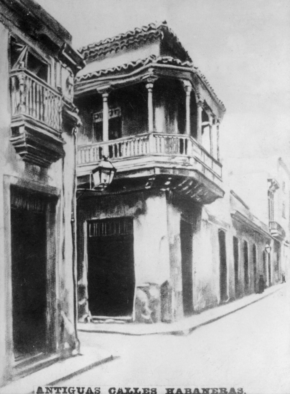 Ruas antigas de Havana, século XVIII, década de 1920 de Unbekannt