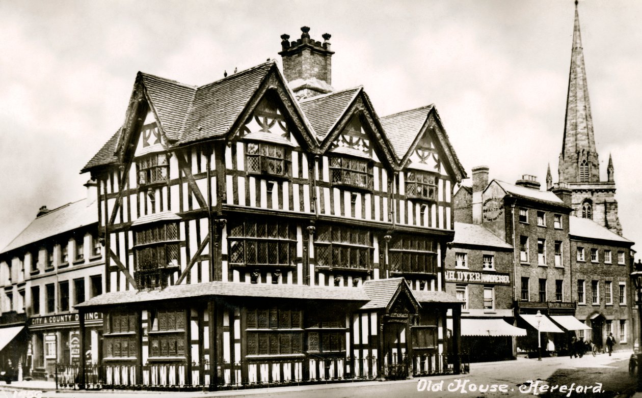 Casa velha, Hereford, Herefordshire, início do século XX de Unbekannt