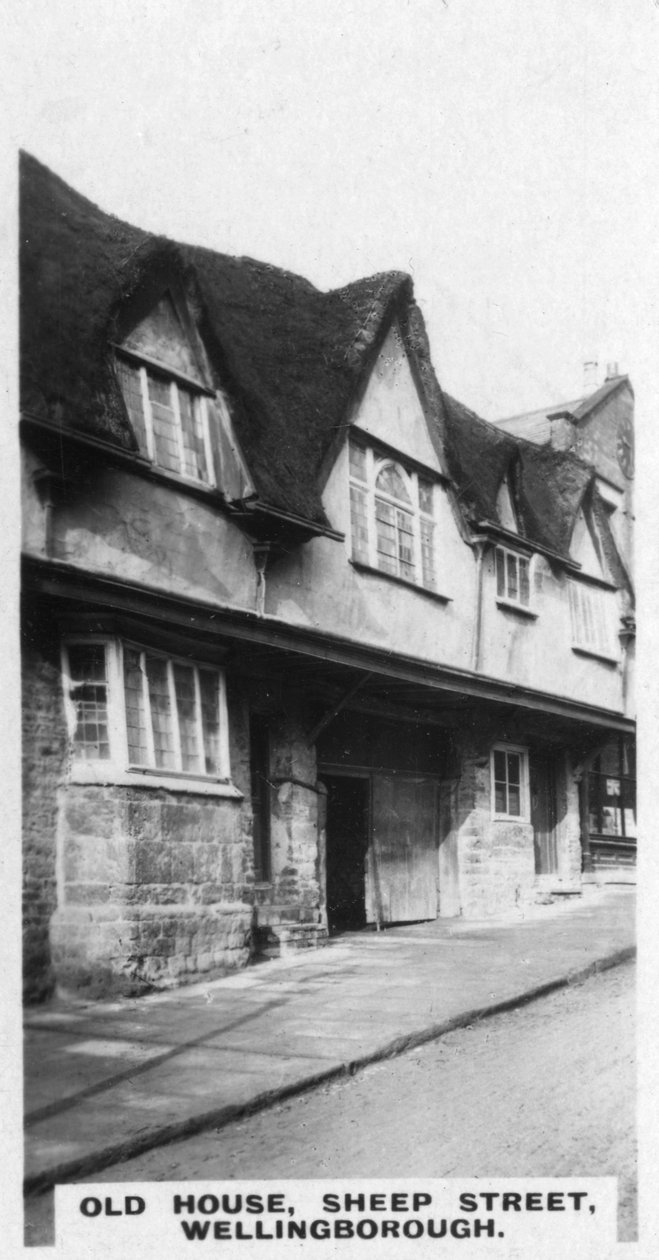 Casa velha, rua dos carneiros, Wellingborough, Northamptonshire, c1920s de Unbekannt