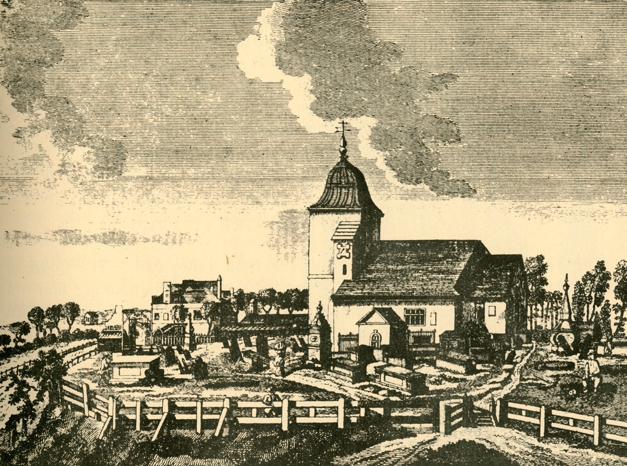 Antigo cemitério de St. Pancras, c1780, 1925. de Unbekannt