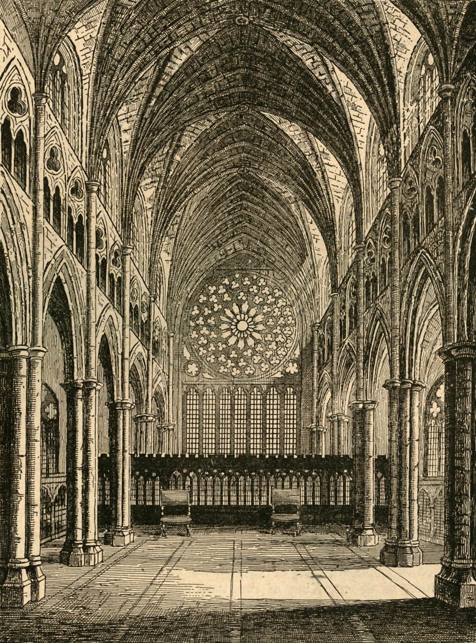 St. Pauls velho. - O interior, olhando para o leste, 1897. de Unbekannt