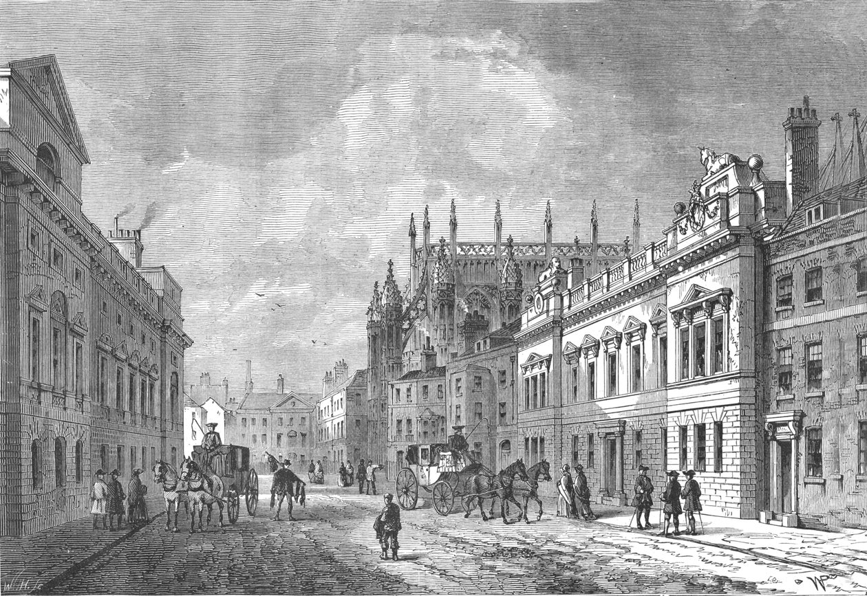 Rua velha, rua do mercado, Westminster, 1820 1897. de Unbekannt