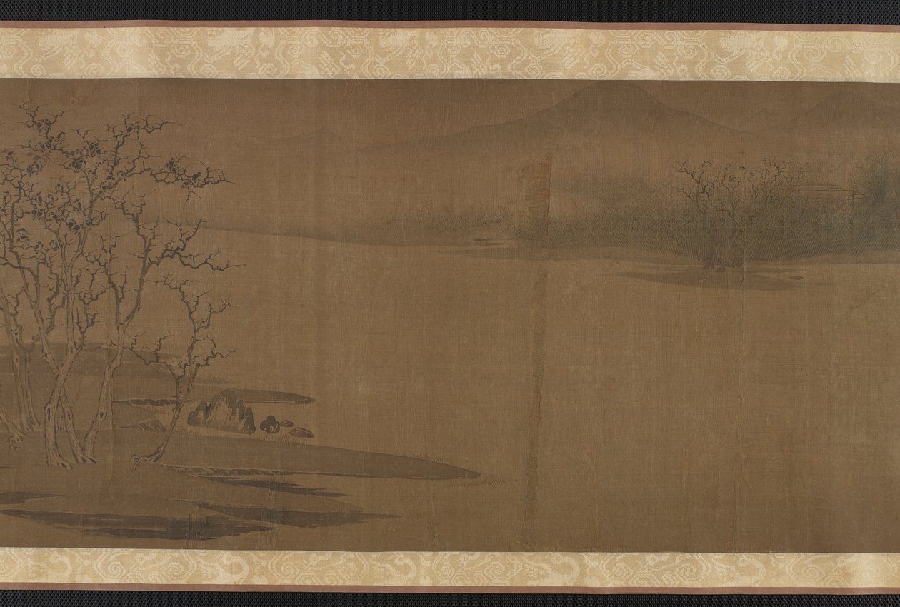 Árvores velhas e corvos frios, no estilo da dinastia Zhao Danian, Yuan ou Ming, século XIV. de Unbekannt
