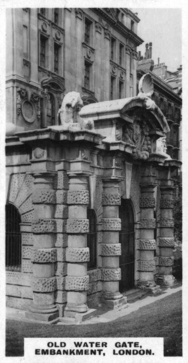 Portão de água velho, aterro, Londres, c1920s de Unbekannt
