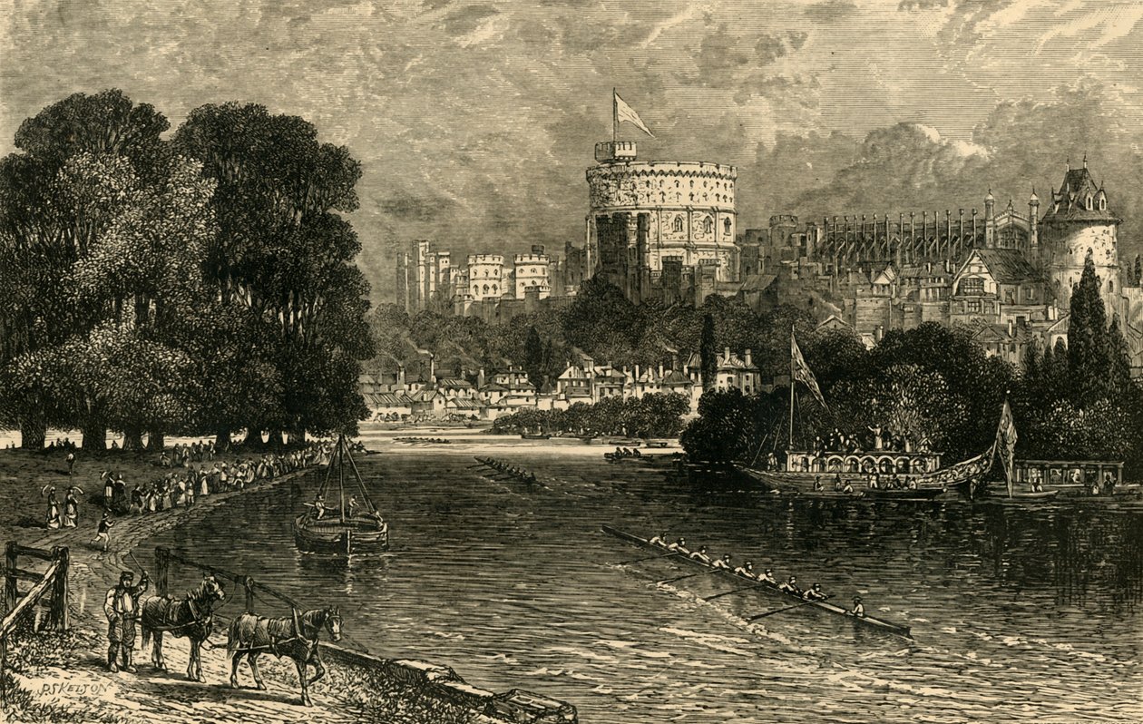 Old Windsor em 4 de junho de 1881. de Unbekannt