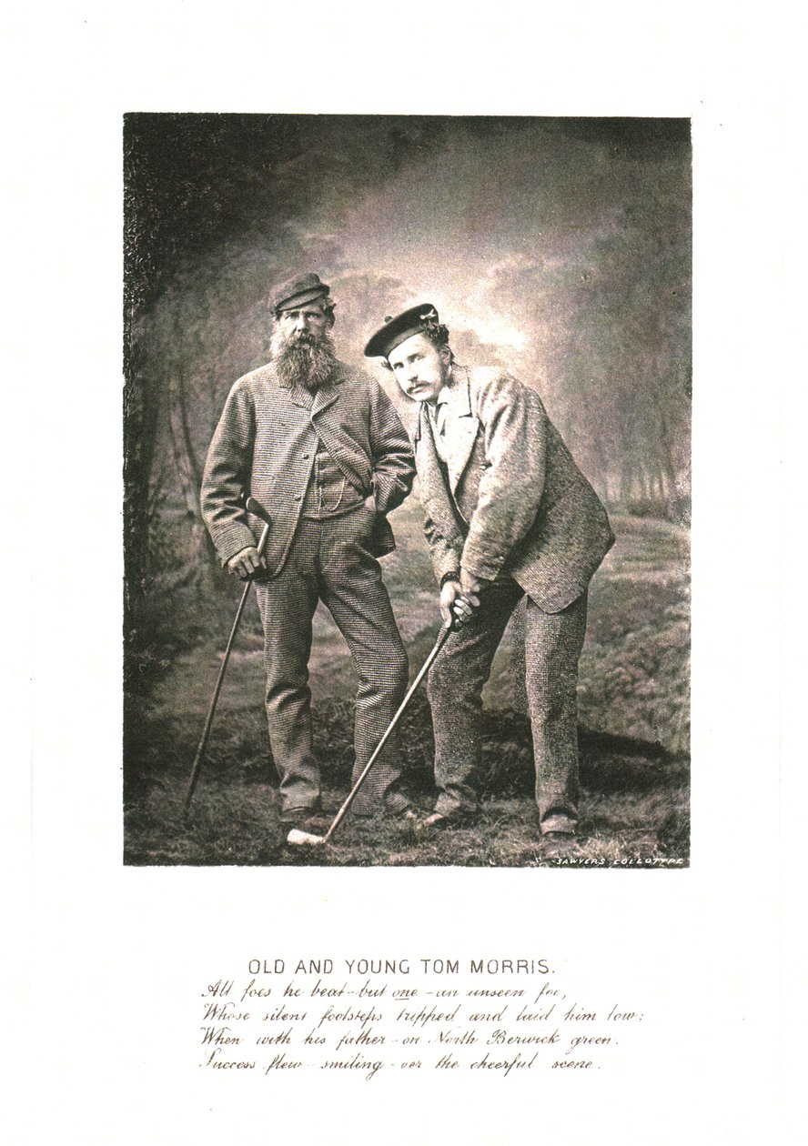 Velho e jovem Tom Morris, c1870 de Unbekannt