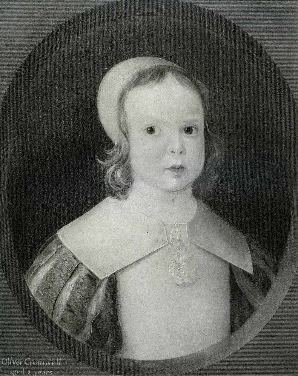 Oliver Cromwell, dois anos de idade, 1601, 1899 de Unbekannt