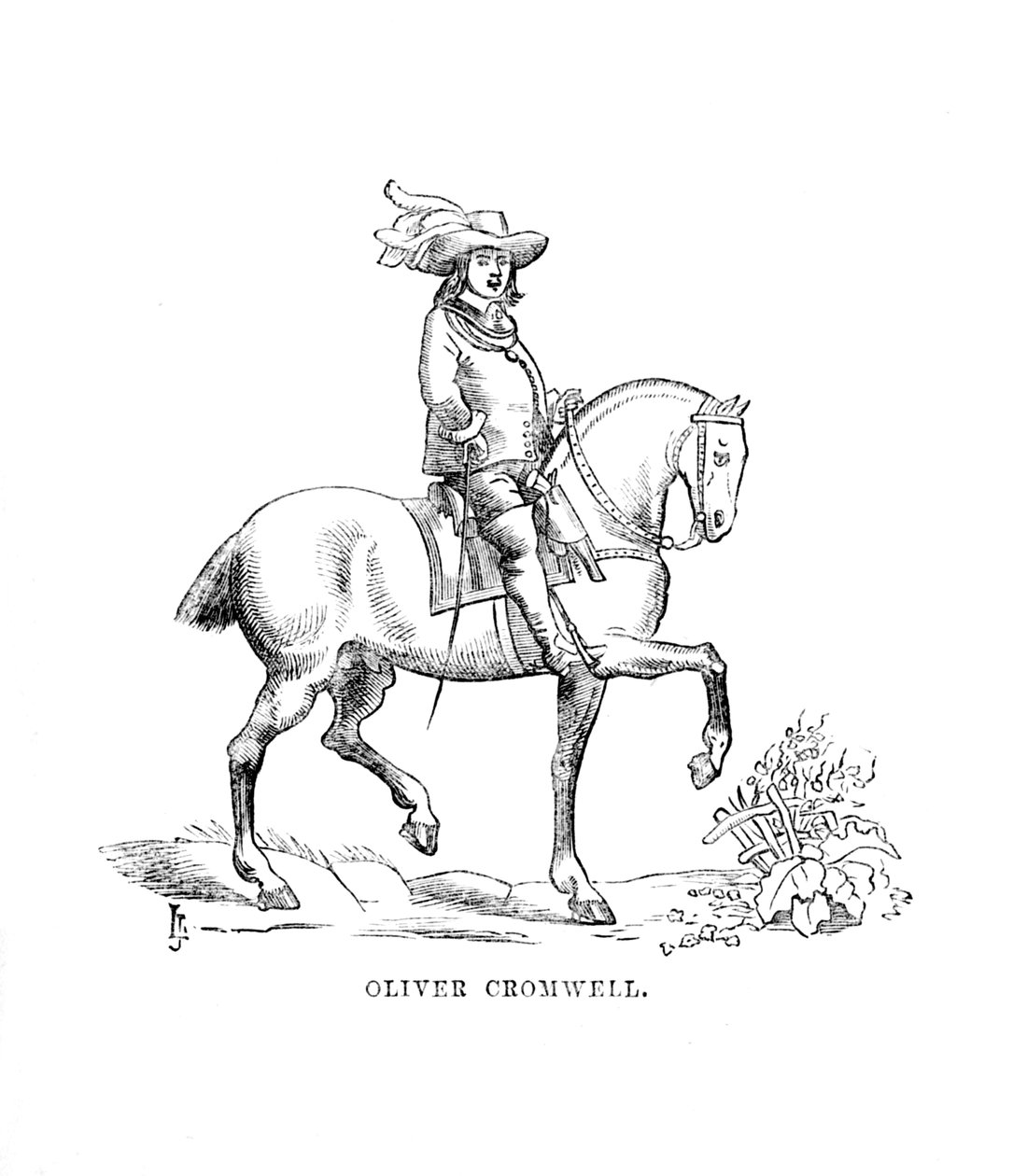 Oliver Cromwell, c1870 de Unbekannt