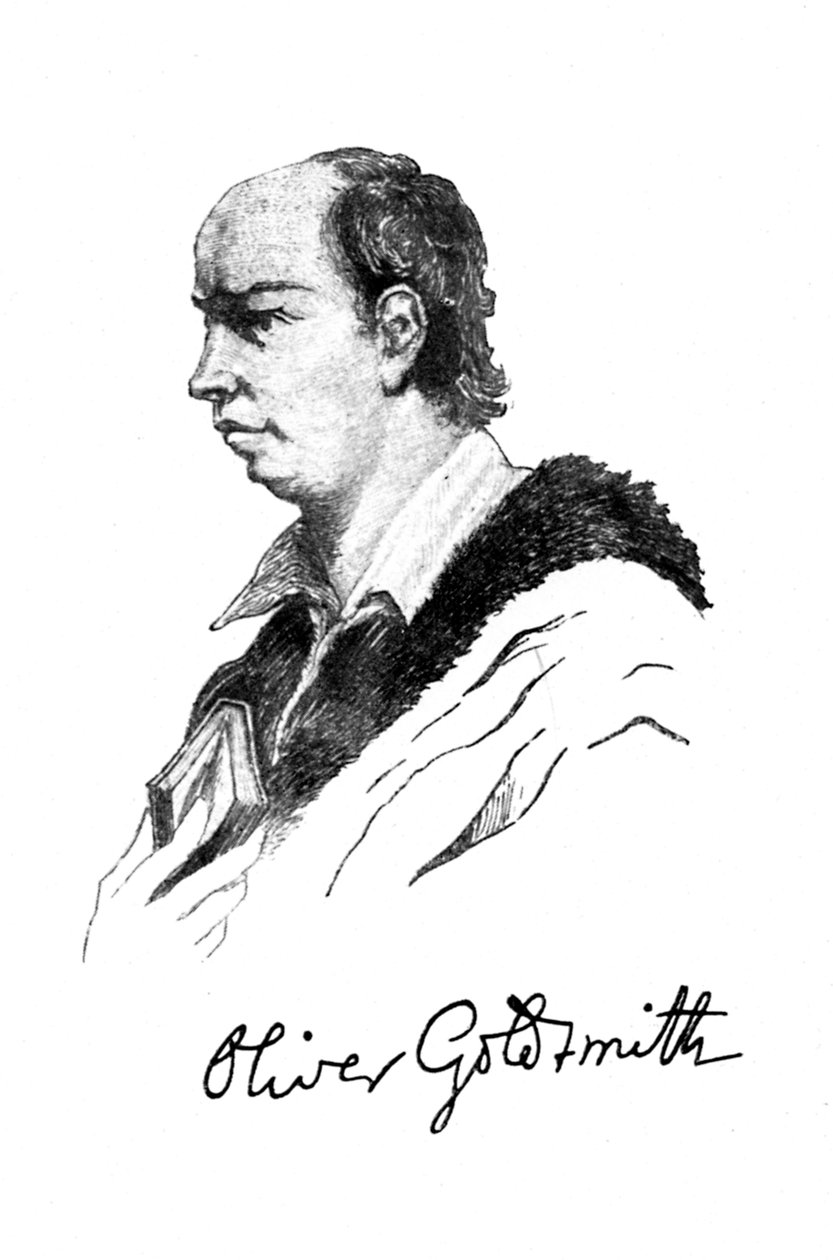 Oliver Goldsmith, escritor, poeta e médico irlandês, 1912 de Unbekannt