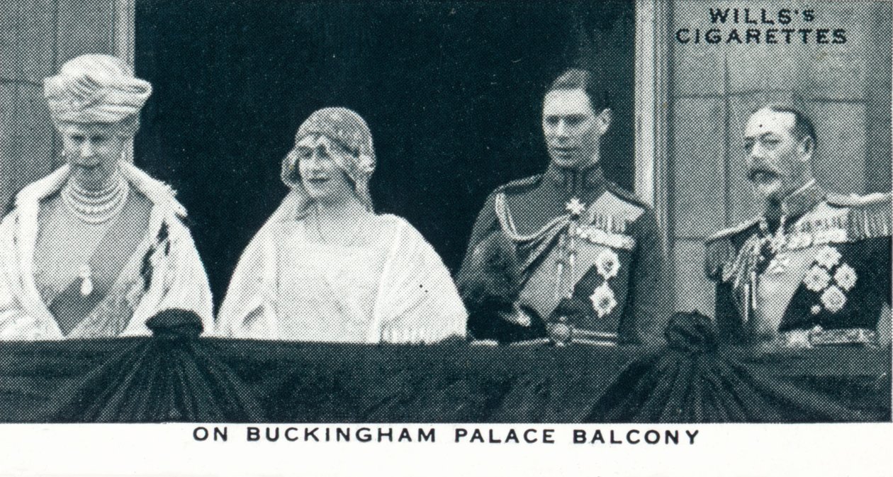 Na varanda do Palácio de Buckingham, 1923 1937 de Unbekannt