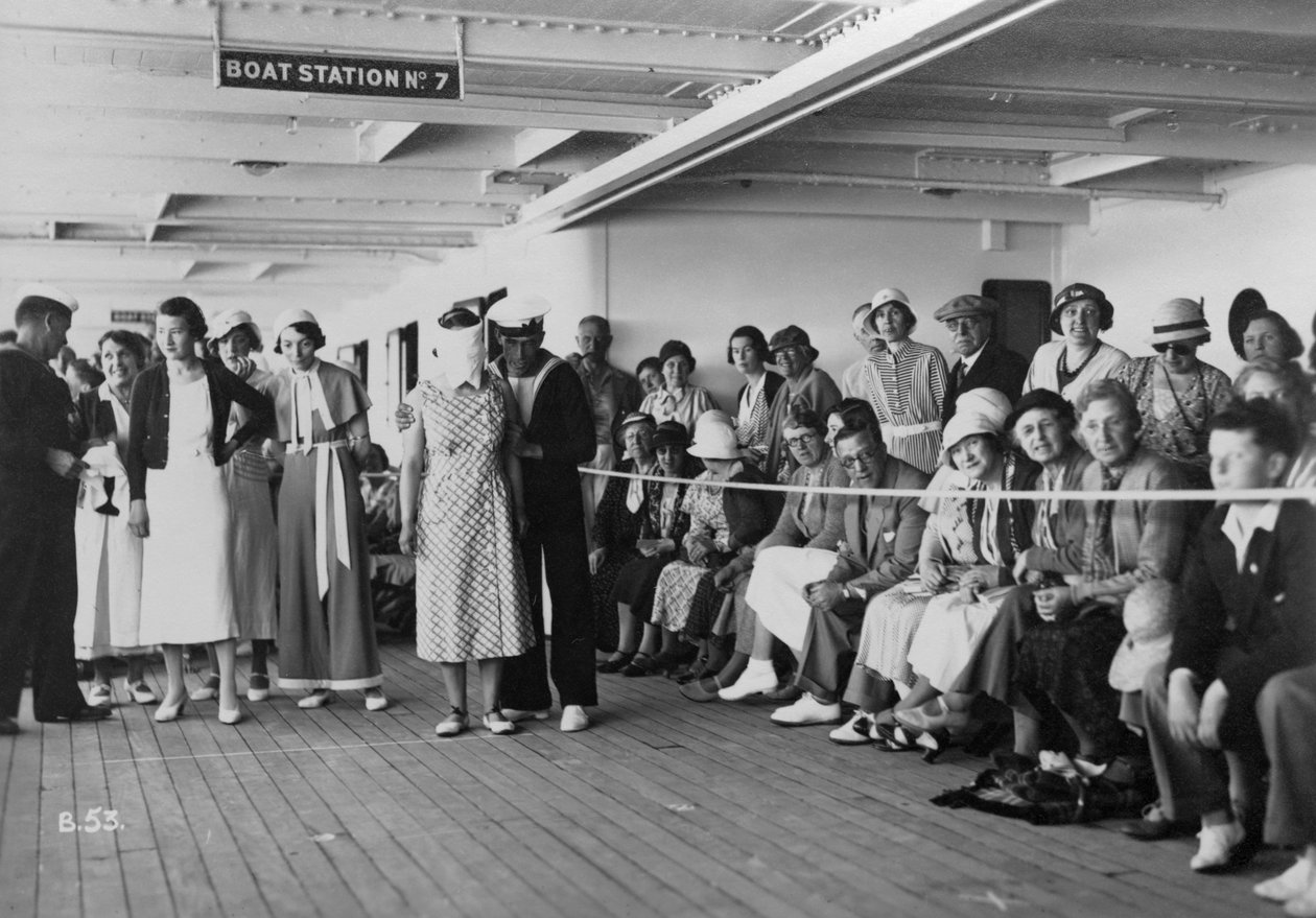 A bordo do RMS Atlantis, c1929-c1939 de Unbekannt