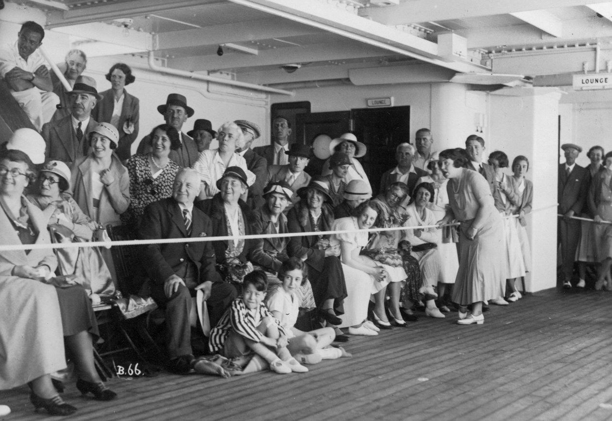 A bordo do RMS Atlantis, c1929-c1939 de Unbekannt