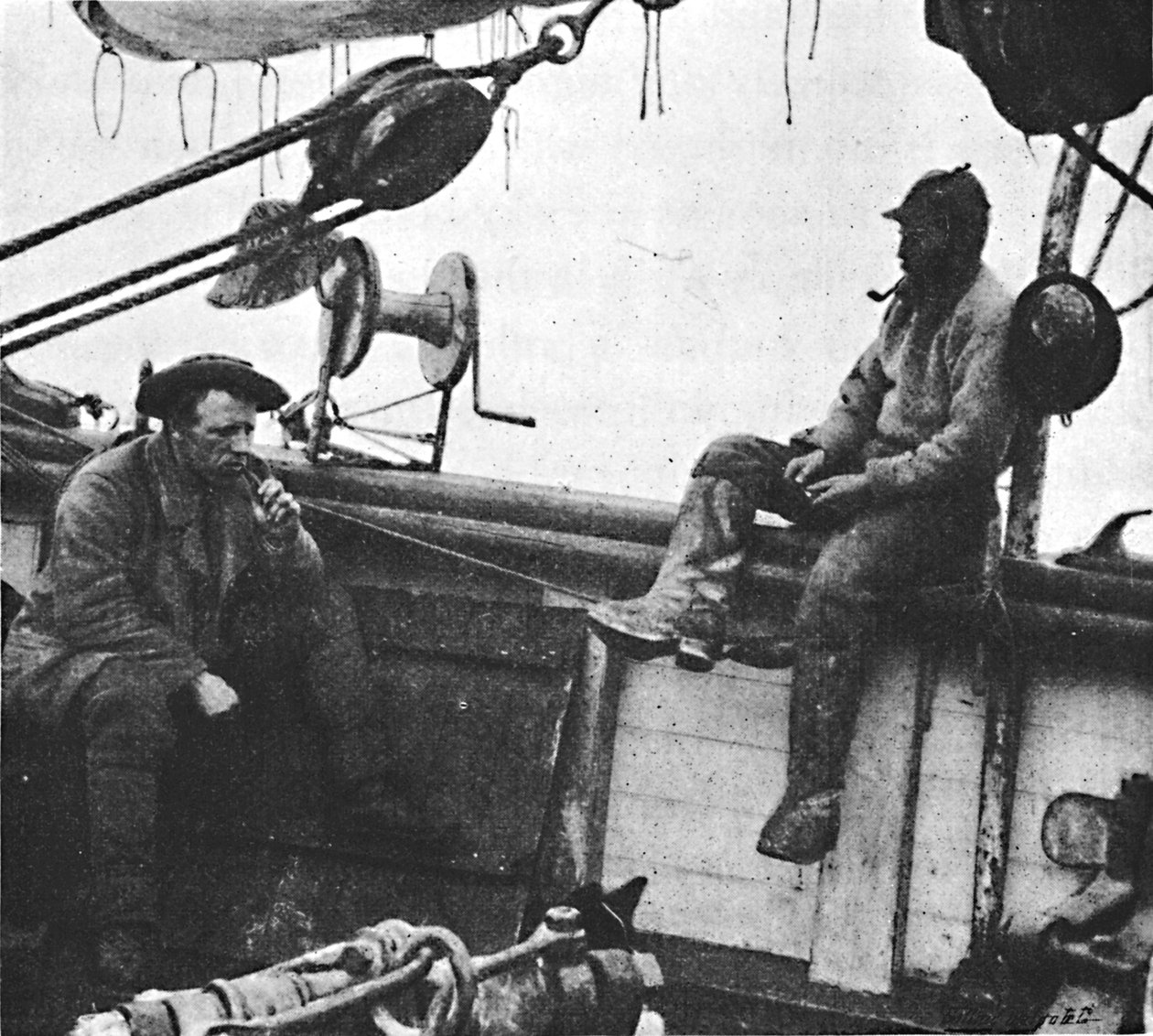 No pós-convés do Fram outubro de 1894, 1894 1897 de Unbekannt