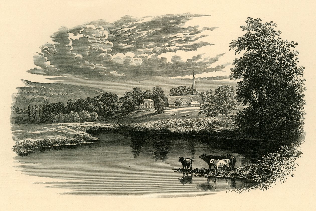 Na Avon, c1890. de Unbekannt