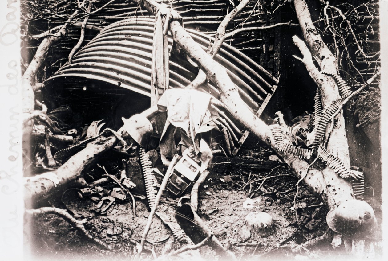 No Chemin des Dames, norte da França, c1914-c1918 de Unbekannt