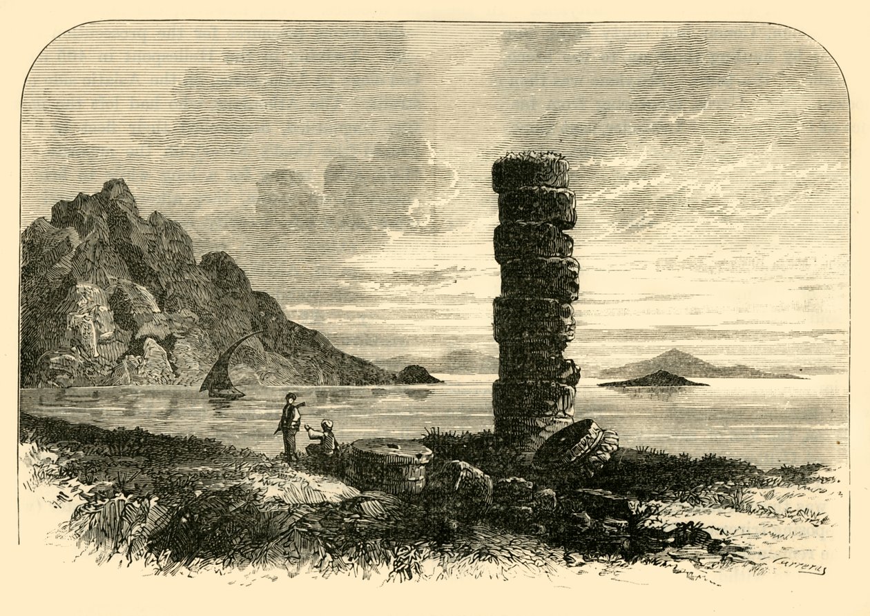 Na costa de Samos, 1890. de Unbekannt