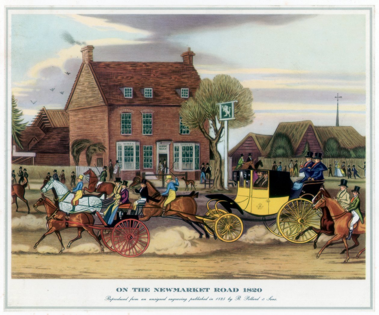 Na Newmarket Road, 1820, 1825 de Unbekannt