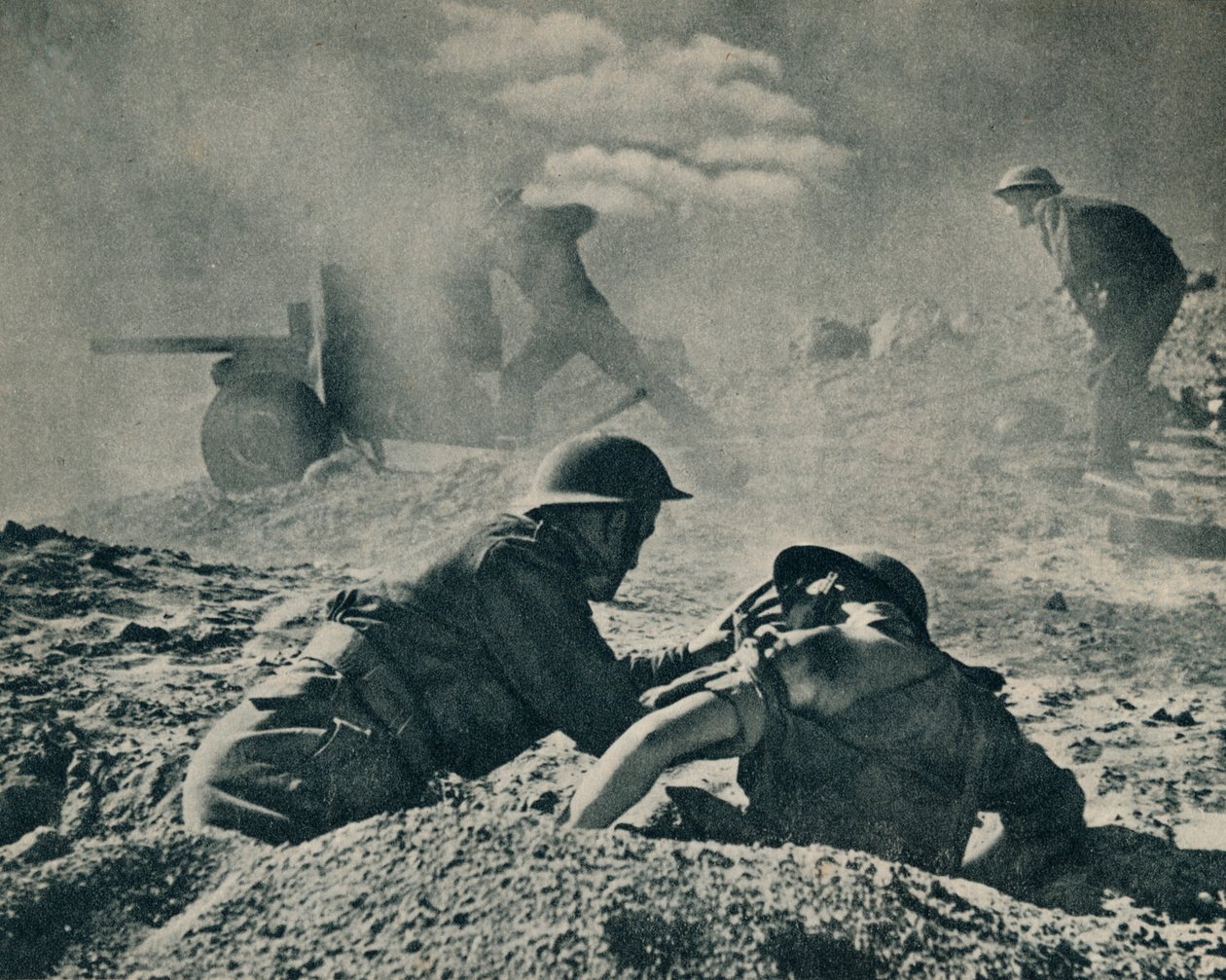 Na estrada de Trípoli, c1942 1944 de Unbekannt
