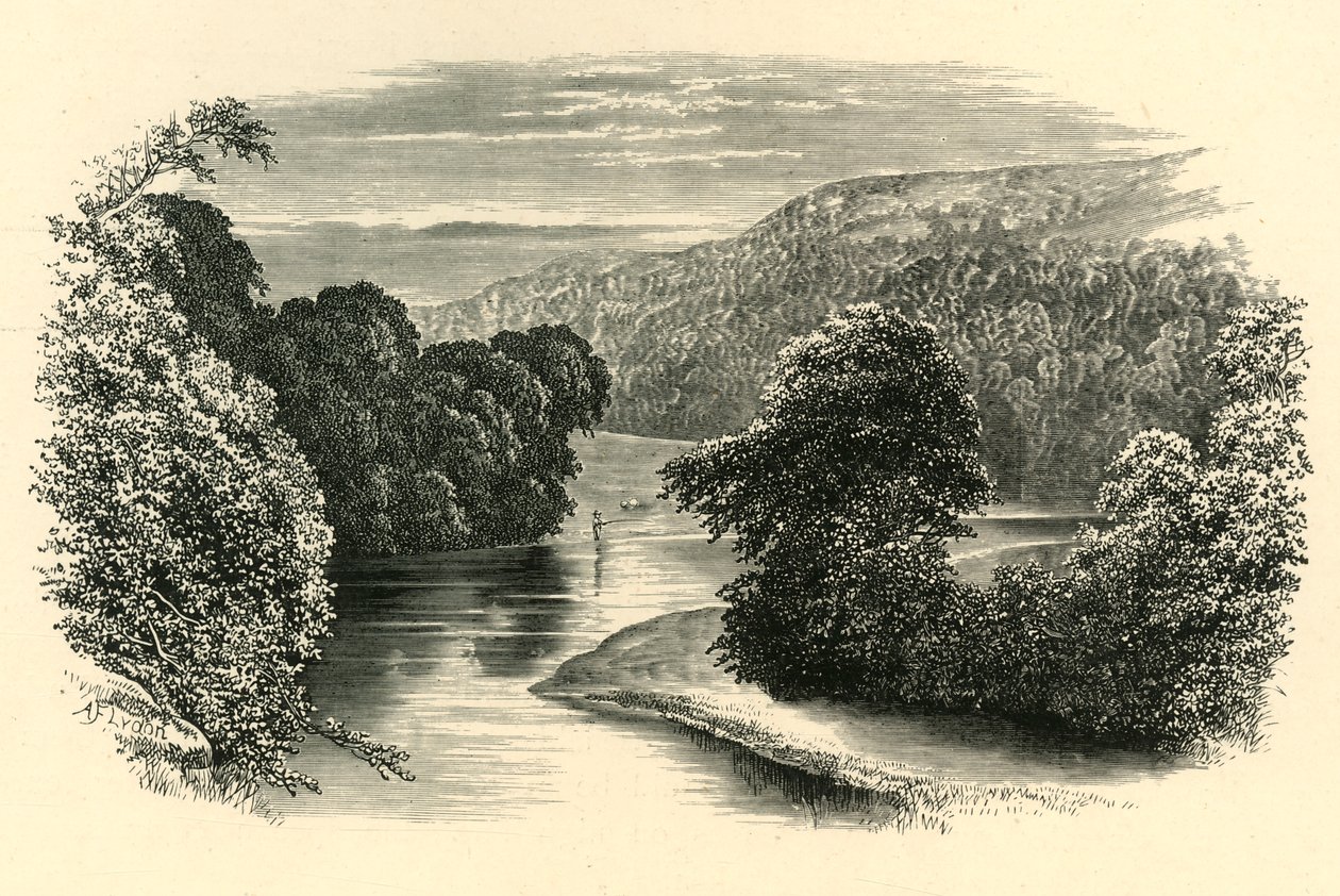 No Wharfe, c1890. de Unbekannt