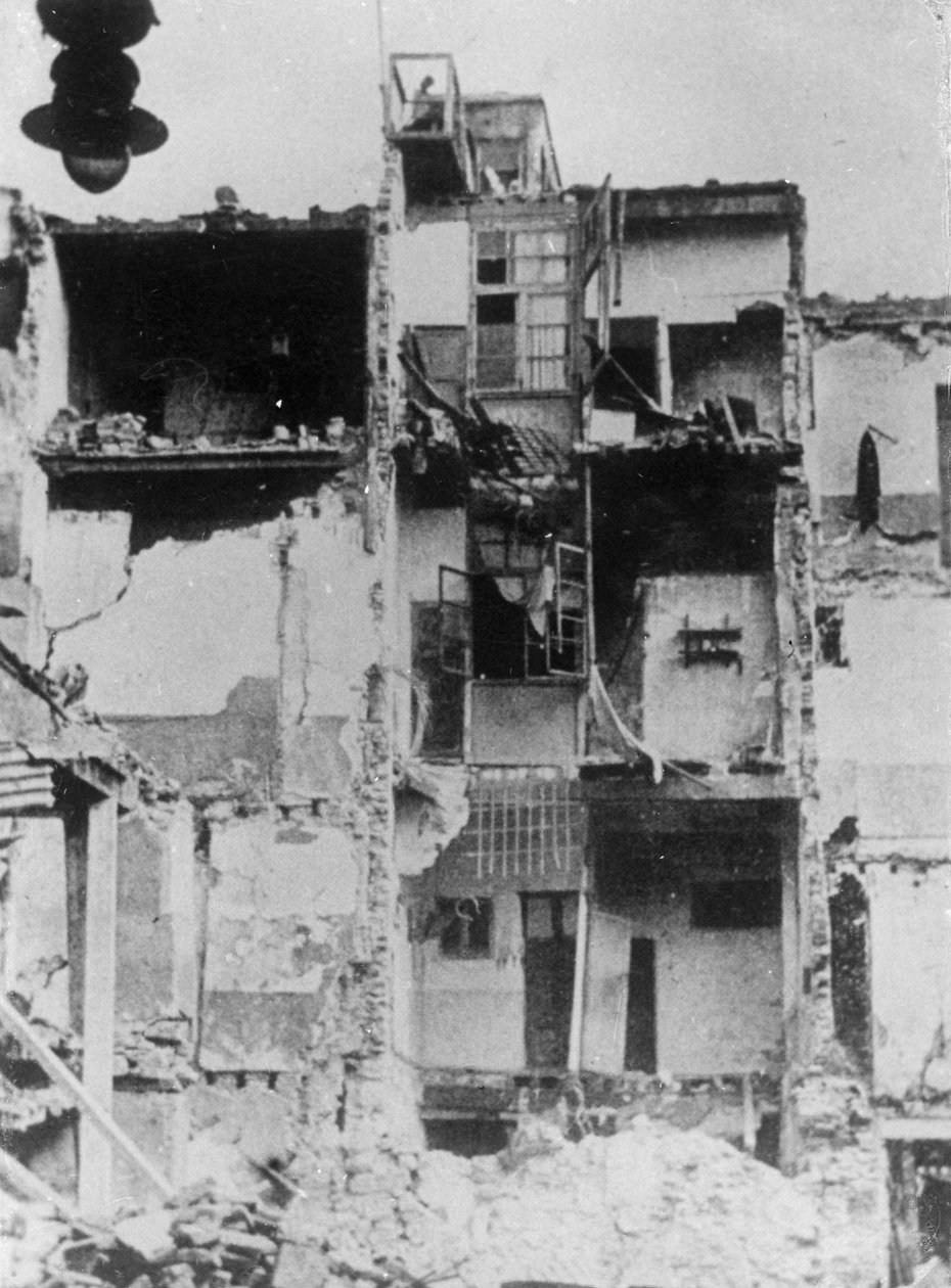 Outrora um grande hotel em Palma de Maiorca, Guerra Civil Espanhola, c1936 de Unbekannt