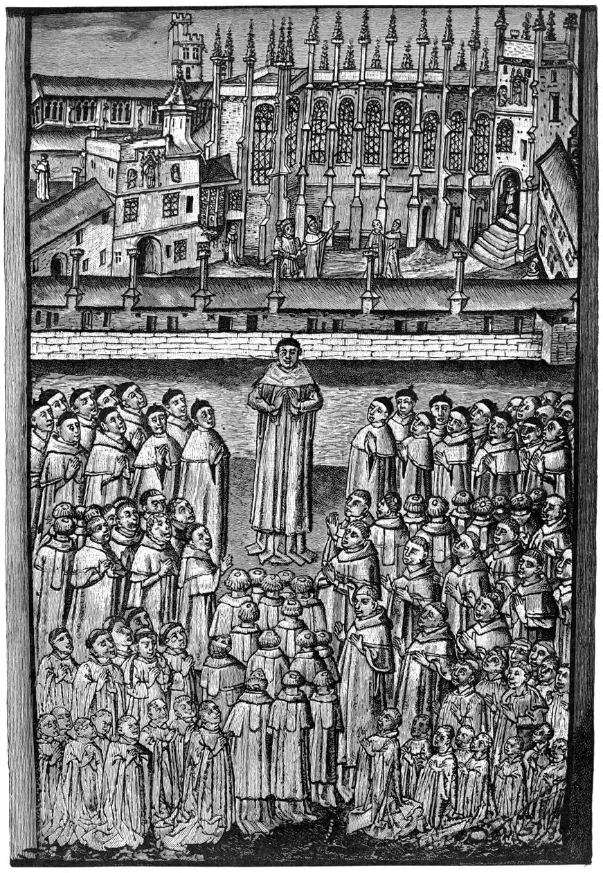 Cem funcionários, New College, Oxford, c1453, 1892 de Unbekannt