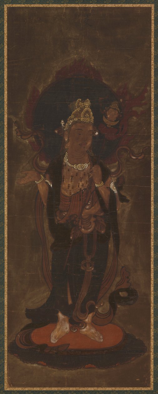 Um dos doze deva: Emma-ten Yama ou Suyama-deva, final do século XV e início do século XVI. de Unbekannt