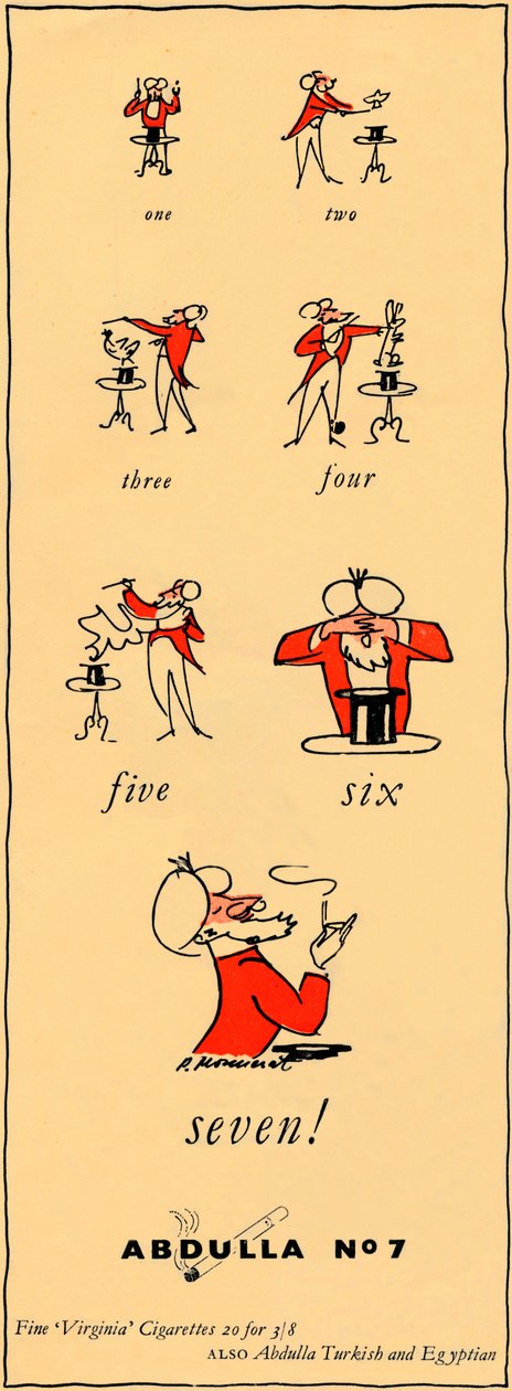 Um, dois, três, quatro, cinco, seis, sete - Abdulla No7, 1947 de Unbekannt
