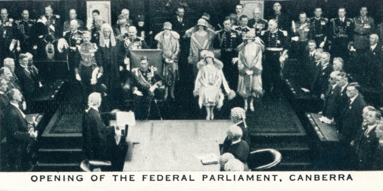 Abertura do Parlamento Federal, Camberra, 1927 1937 de Unbekannt