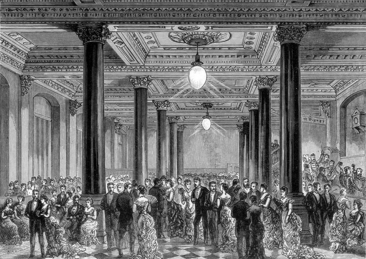 Reunião de abertura dos novos escritórios do Daily Telegraph, Fleet Street, Londres, 28 de junho de 1882 de Unbekannt