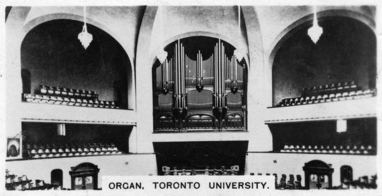 Órgão, Universidade de Toronto, c1920s de Unbekannt