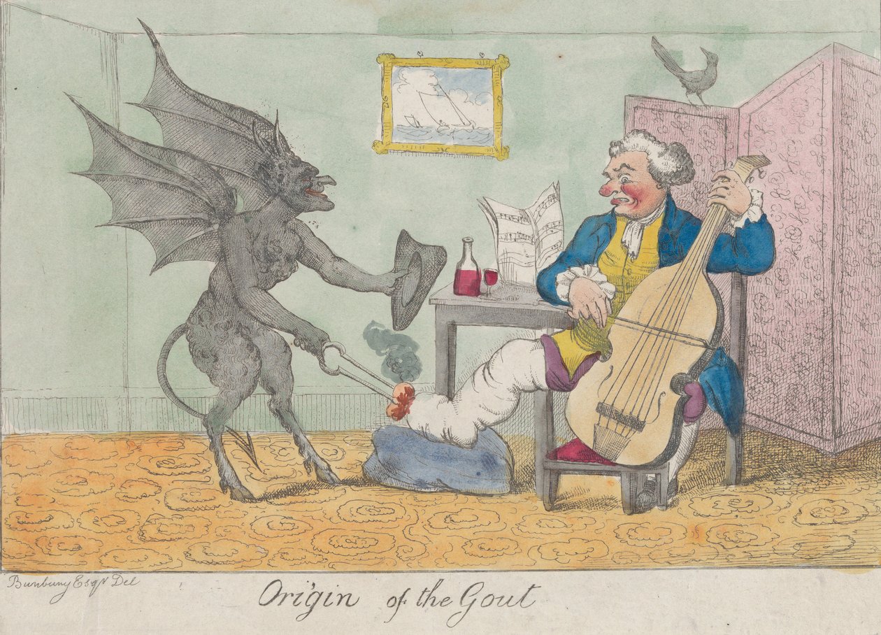 Origem da gota, c. 1810. de Unbekannt