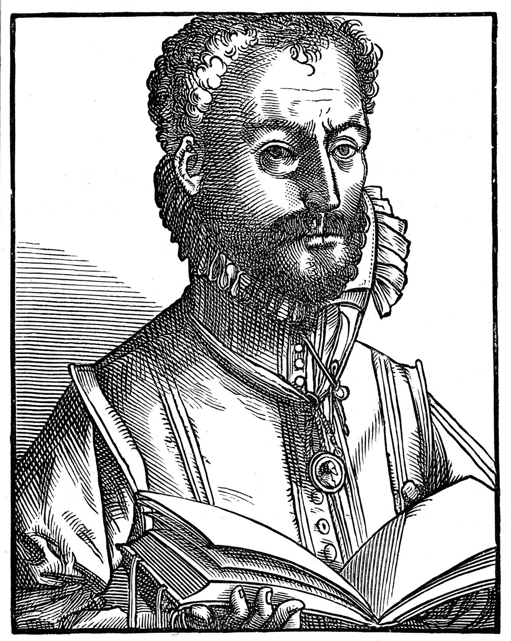 Orlandus Lassus, compositor e músico flamengo da Renascença, século XVI de Unbekannt