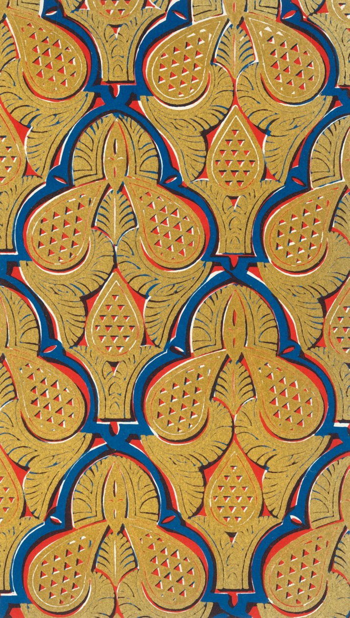 Ornamentos em spandrils de arcos, Hall das Abencerrages, 1907. de Unbekannt