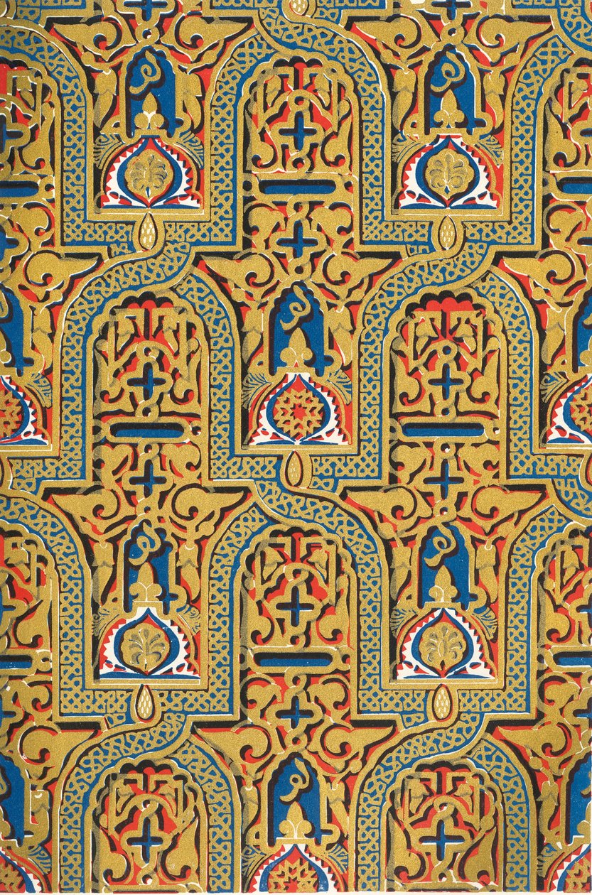 Ornamentos em painéis, Salão dos Embaixadores, 1907. de Unbekannt
