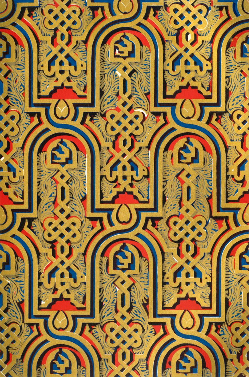 Ornamentos em painéis, Salão dos Embaixadores, 1907. de Unbekannt