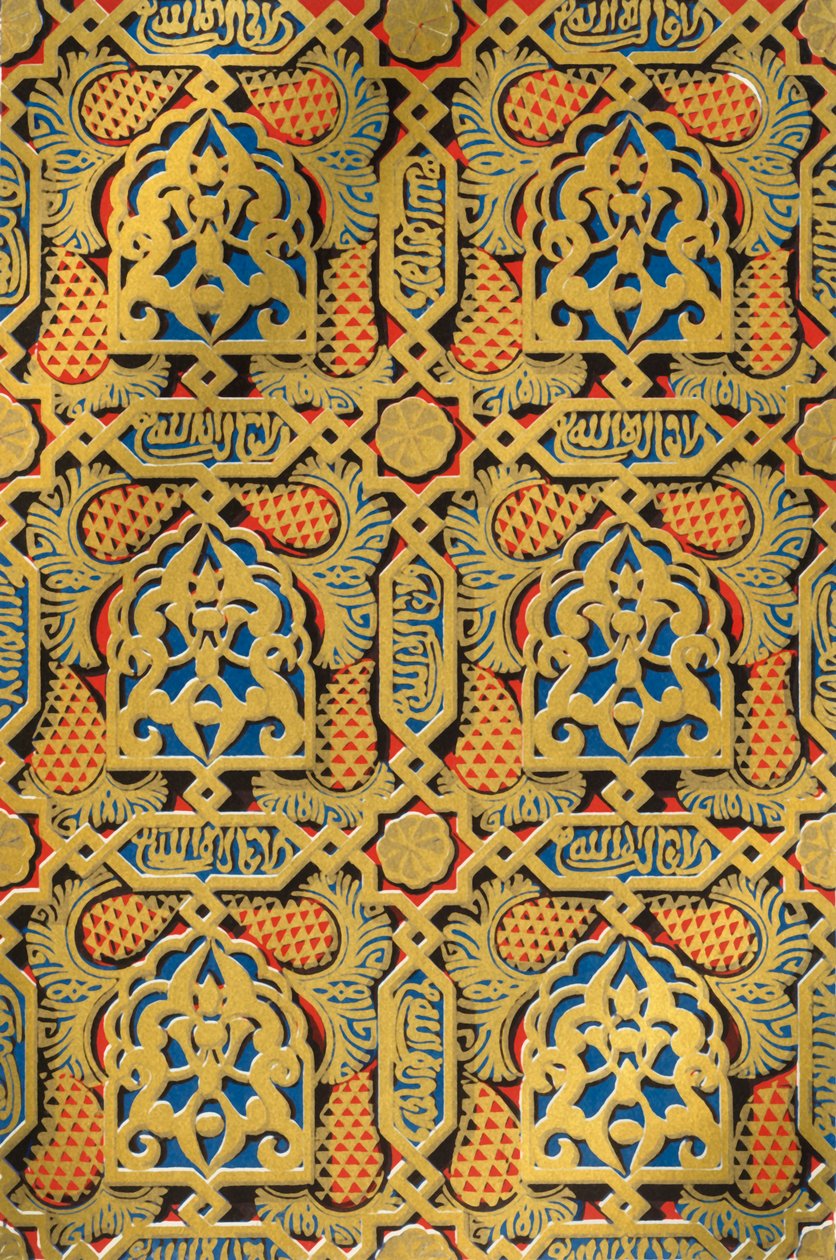 Ornamentos em painéis, Salão dos Embaixadores, 1907. de Unbekannt