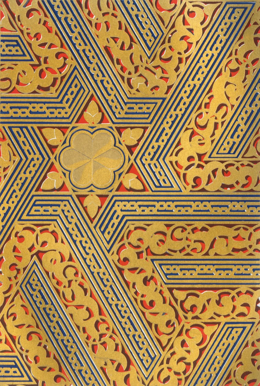 Ornamentos nas paredes, Casa de Sanchez, 1907. de Unbekannt
