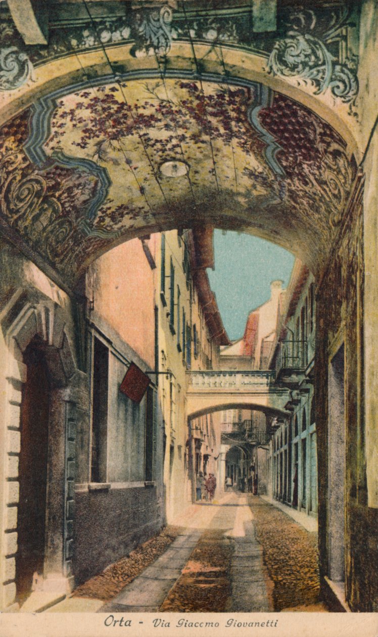 Orta - Via Giaccomo Giovanetti, c1910. de Unbekannt