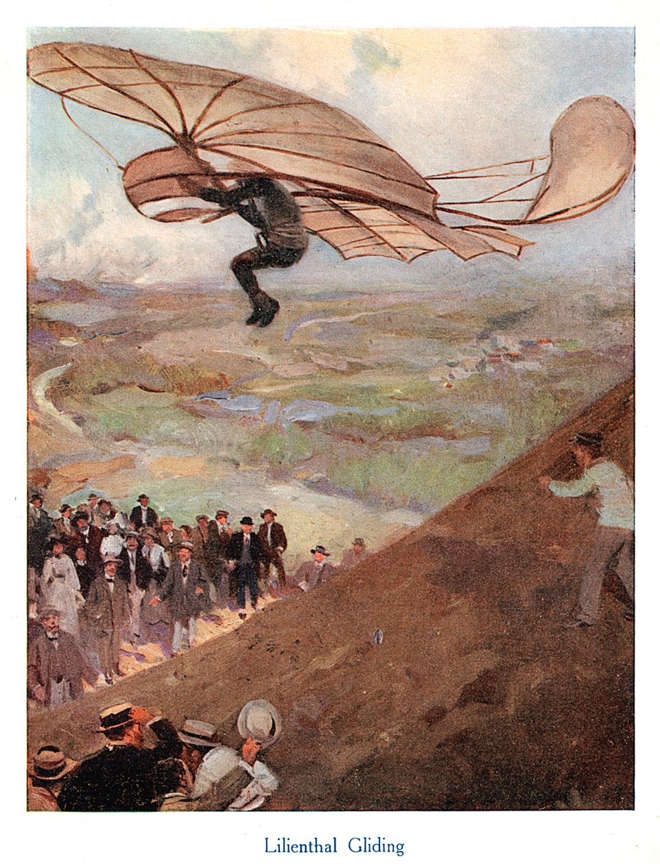 Otto Lilienthal, aeronauta alemão, início do século XX de Unbekannt