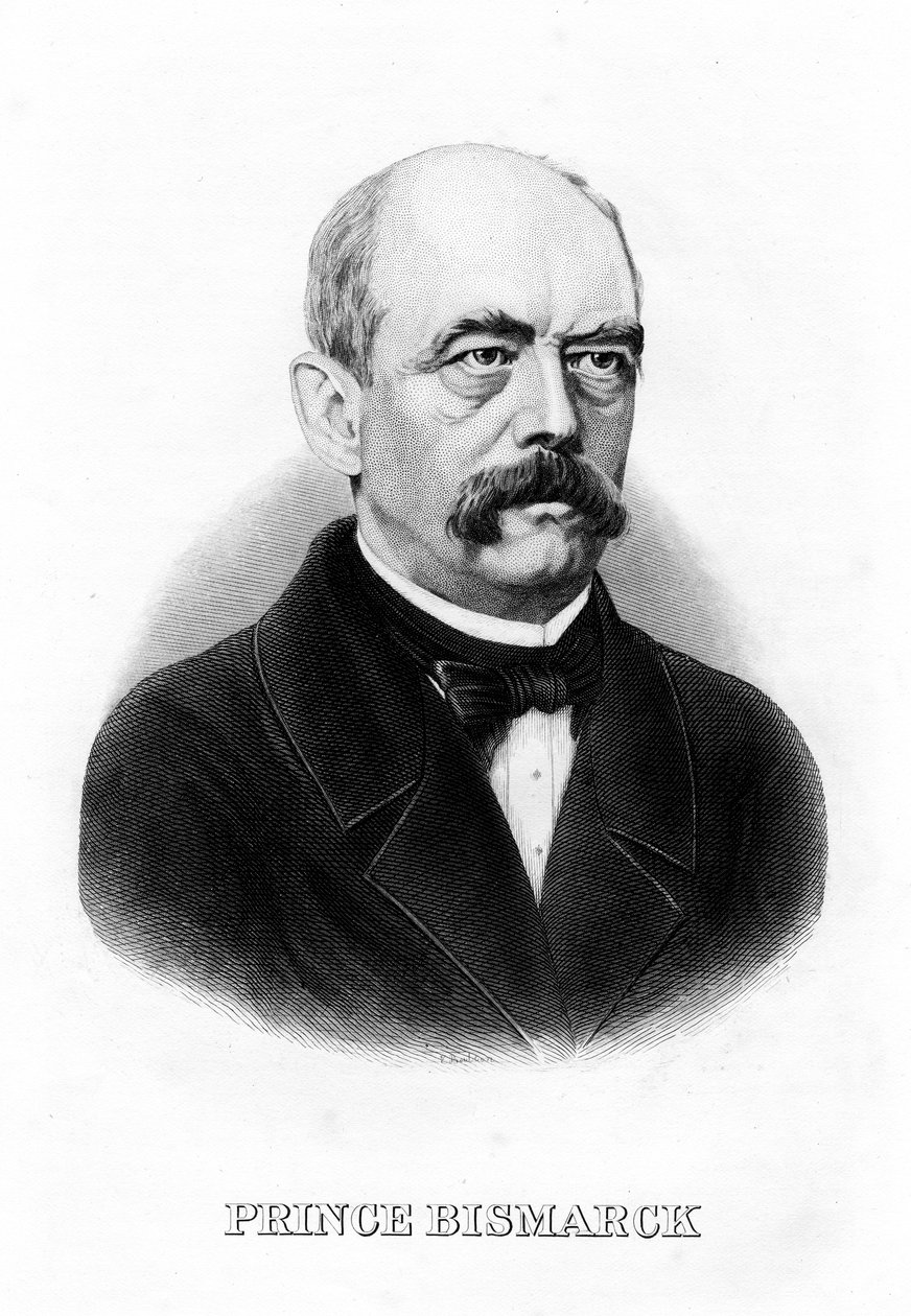 Otto von Bismarck, estadista alemão, século XIX de Unbekannt