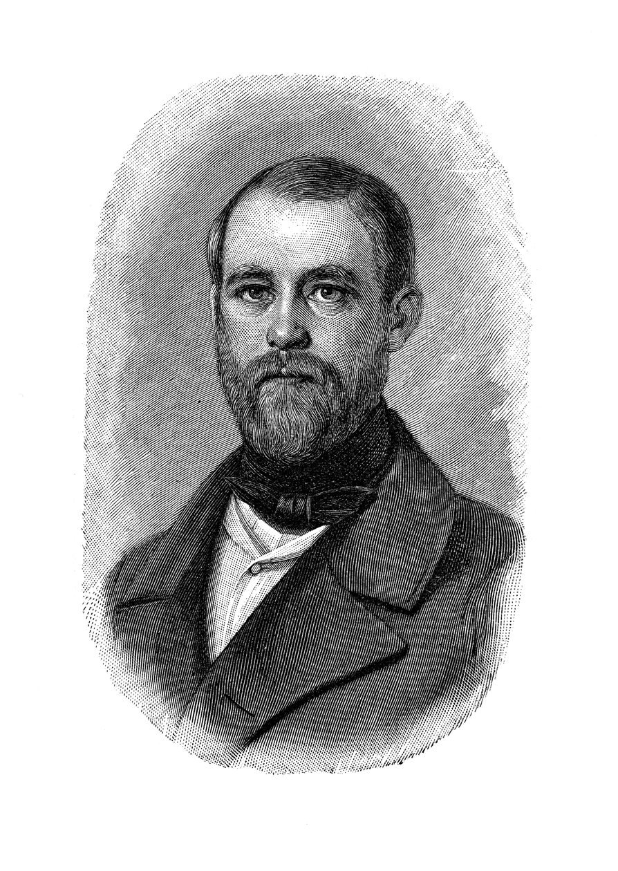 Otto von Bismarck, estadista alemão, quando deputado conservador e inspetor de Diques, 1850 de Unbekannt