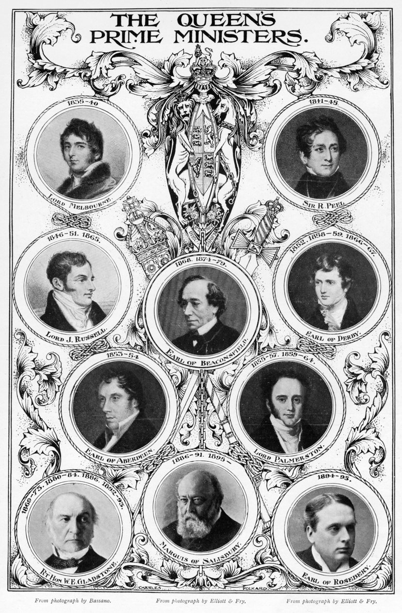 Primeiro Ministro Oueen Victorias, 1901. de Unbekannt
