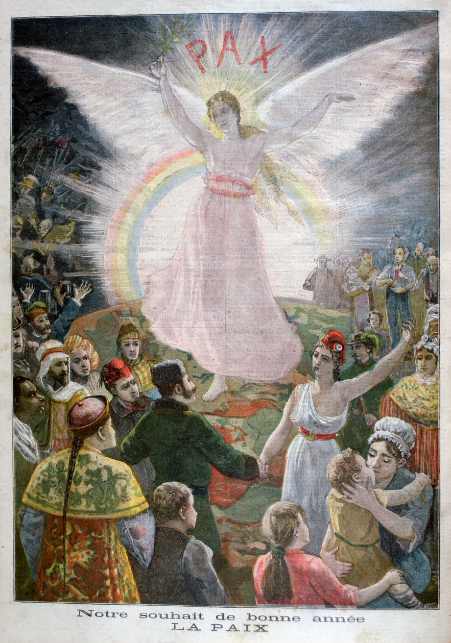 Nossa esperança para o ano novo: paz, 1894 de Unbekannt