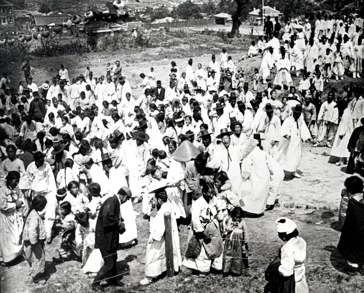 Encontro ao ar livre, Coréia, 1900 de Unbekannt
