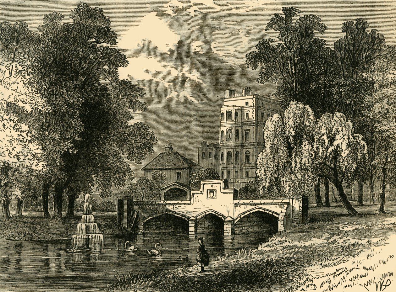 Outfall de Westbourne, c1876. de Unbekannt