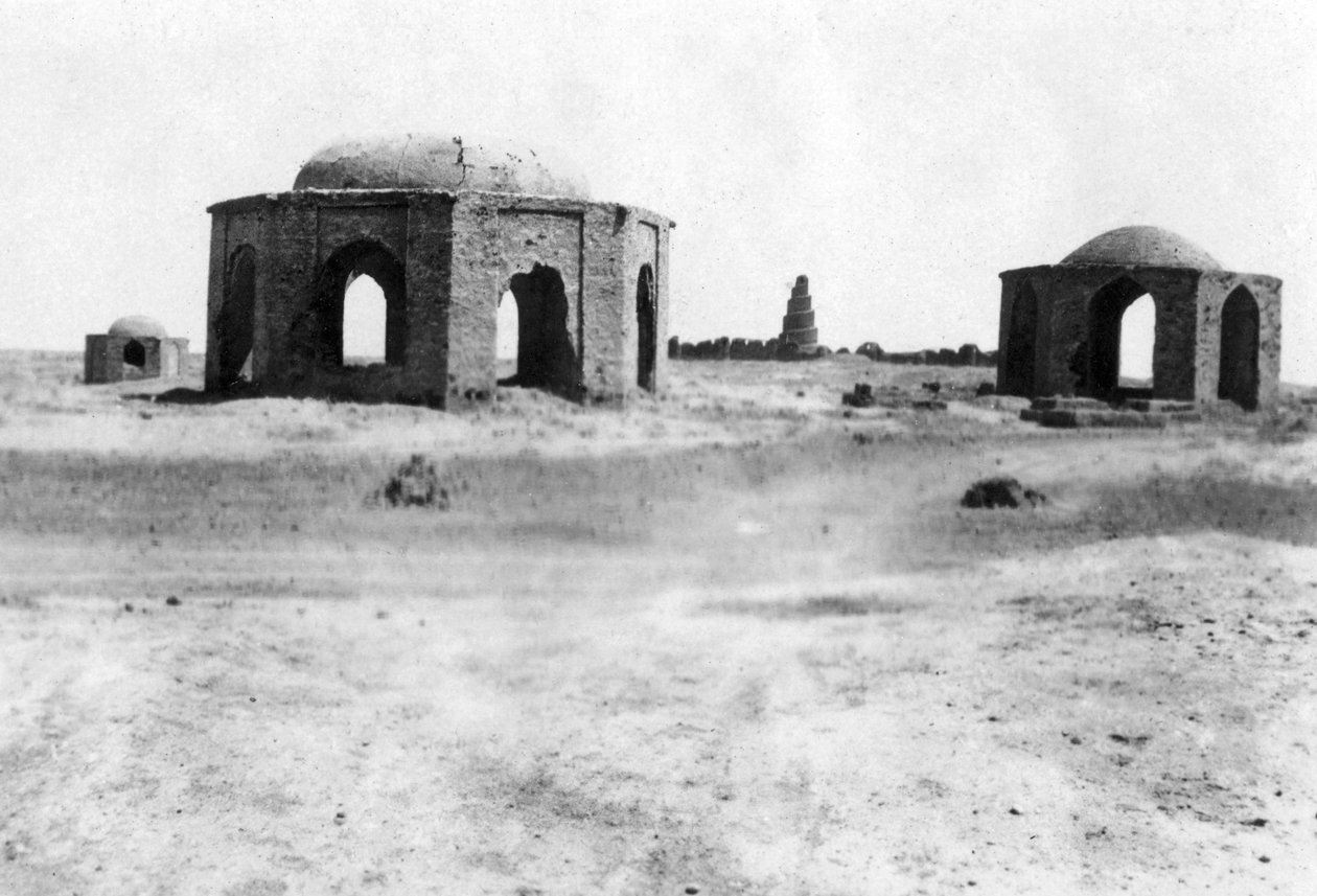 Fora da cidade de Samarra, Mesopotâmia, 1918 de Unbekannt