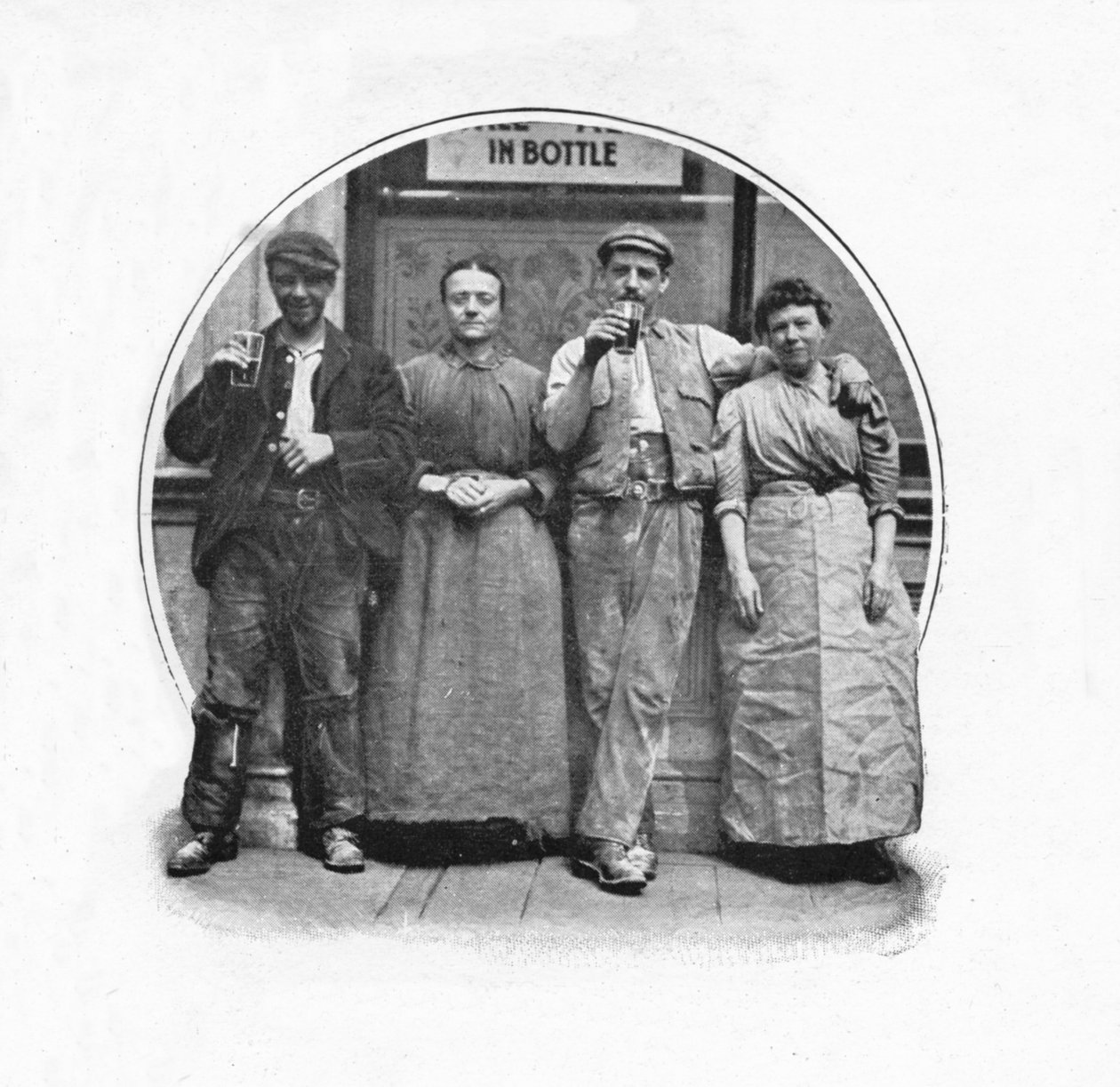 Fora de uma casa pública, Londres, c1903 1903 de Unbekannt