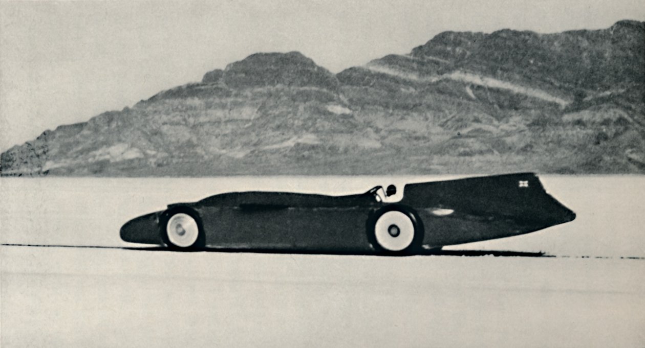 Mais de 300 milhas por hora no Salt Flats, Bonneville, Utah, 1937 de Unbekannt